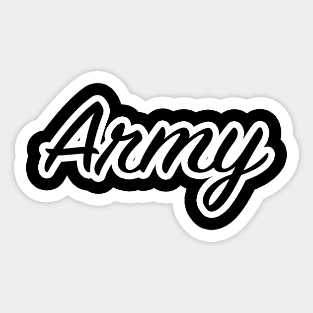 Army Sticker by lenn